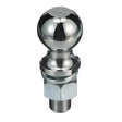Seachoice SEA Class II Trailer Hitch Ball, 2 In. Ball, 3/4 X 1-1/2 In. Shank, Chrome Finish