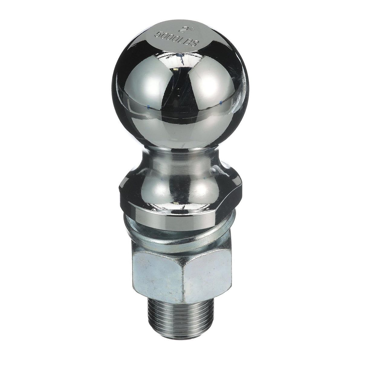 Seachoice Trailer Ball, 2 in., 3/4 X 2-5/16 in. Shank, 3,500 Lb. Capacity, Chrome Finish