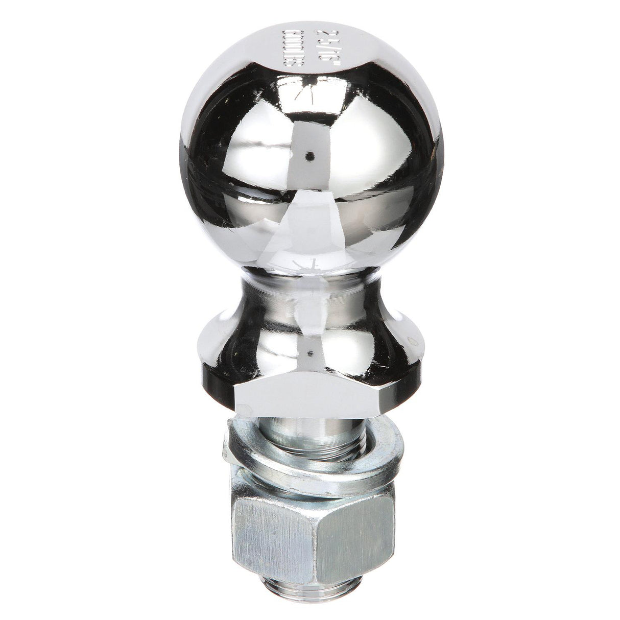Seachoice Trailer Ball, 2-5/16 in., 1 X 2 in. Shank, 6,000 Lb. Capacity, Chrome Finish