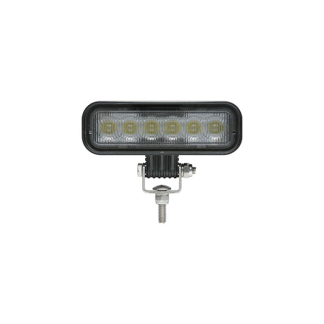 Seachoice 6 LED Flood Beam Work Light, 865 Lumens, Rectangular, Black Housing