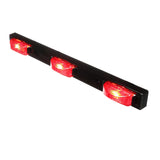 Seachoice Three Light LED Trailer Bar, Waterproof, 15.94 in., Red