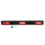Seachoice Three Light LED Trailer Bar, Waterproof, 15.94 in., Red