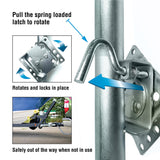 Seachoice Fold Up Trailer Jack, 22-7/8 In., Max Lift 1,000 Lbs.