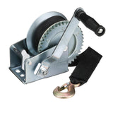 Seachoice Trailer Winch, Strap with Hook, Max Load 1,200 Lbs.