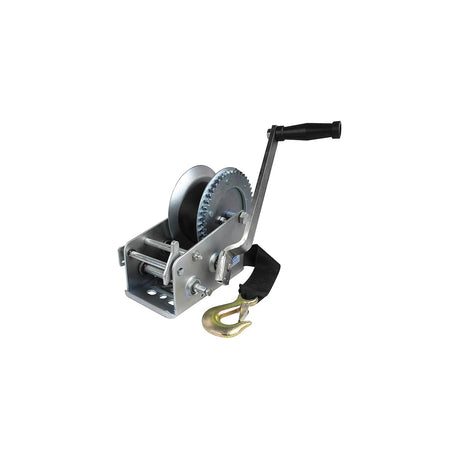 Seachoice 52261 Trailer Winch, Strap with Hook, Two Speed, Max Load 3,000 Lbs.