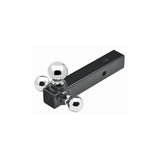 Seachoice Tri Ball Mount Solid Shank Trailer Hitch, 2 in., Chrome