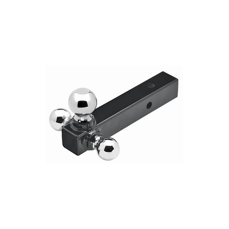Seachoice Tri Ball Mount Solid Shank Trailer Hitch, 2 in., Chrome
