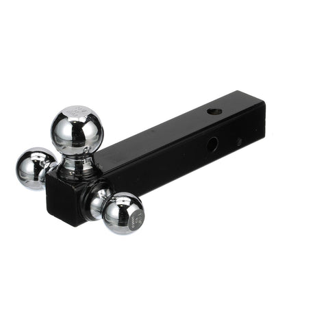 Seachoice Tri Ball Mount Solid Shank Trailer Hitch, 2 in., Chrome