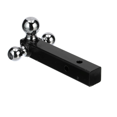 Seachoice Tri Ball Mount Solid Shank Trailer Hitch, 2 in., Chrome