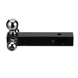 Seachoice Tri Ball Mount Solid Shank Trailer Hitch, 2 in., Chrome