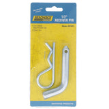 Seachoice Hitch Pin, 1/2 In., Trailer Receiver Clip Included
