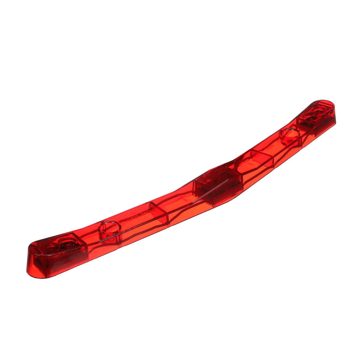 Seachoice Three Light LED, 7 Degree Bend Trailer, Fits Contour of Trailer, Red
