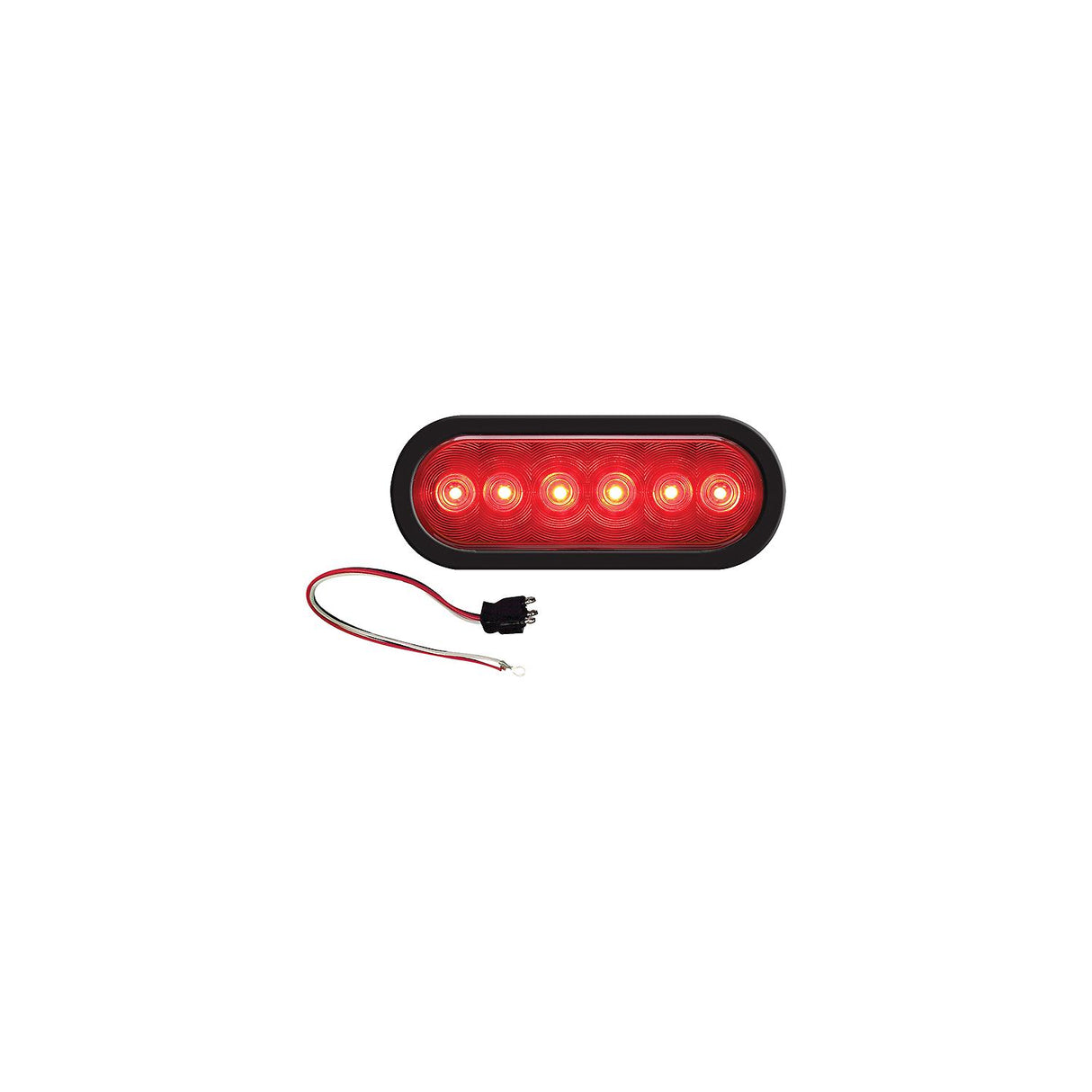 Seachoice 6 in. Oval Sealed Tail Light Kit for Flush Mount