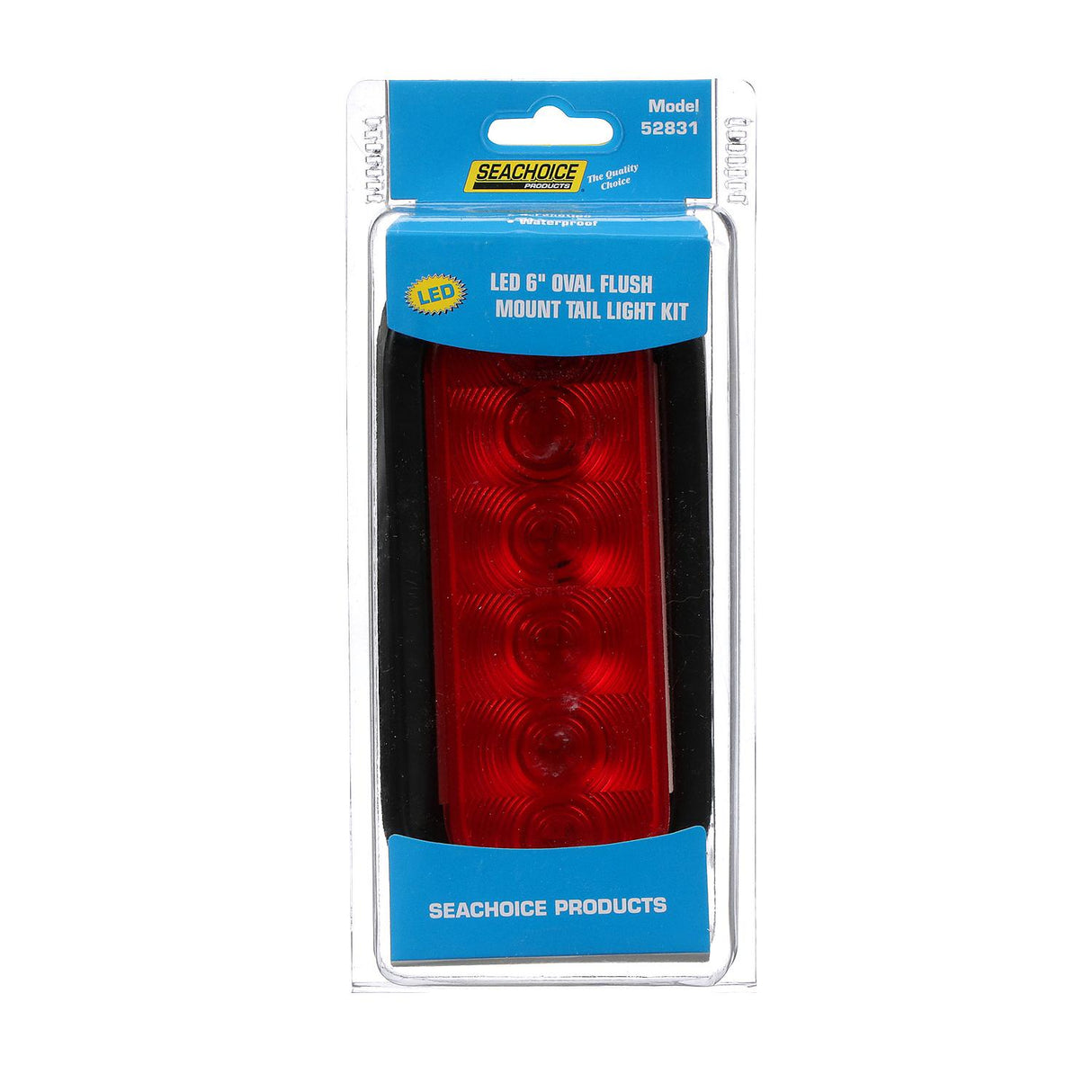 Seachoice 6 in. Oval Sealed Tail Light Kit for Flush Mount