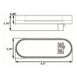 Seachoice 6 in. Oval Sealed Tail Light Kit for Flush Mount