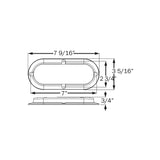 Seachoice LED 6-in. Oval Sealed Lights for Surface Mount