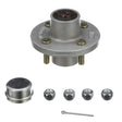 Seachoice 53021 Trailer Wheel Hub, 1 In. Axle, 4 Lug, Galvanized, Pregreased