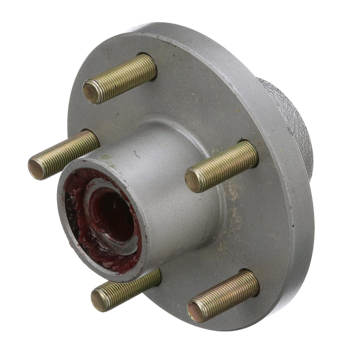 Seachoice 53041 Trailer Wheel Hub, 1 in. Axle, 5 Lug, Galvanized, Pregreased