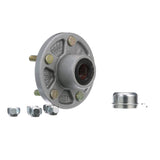 Seachoice 53061 Trailer Wheel Hub, 1.25 in. Axle, 5 Lug, Galvanized, Pregreased