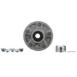 Seachoice 53061 Trailer Wheel Hub, 1.25 in. Axle, 5 Lug, Galvanized, Pregreased