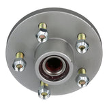 Seachoice 53101 Trailer Wheel Hub, 1-3/8 In. X 1-1/16 In. Axle, 5 Lug, Galvanized, Pregreased