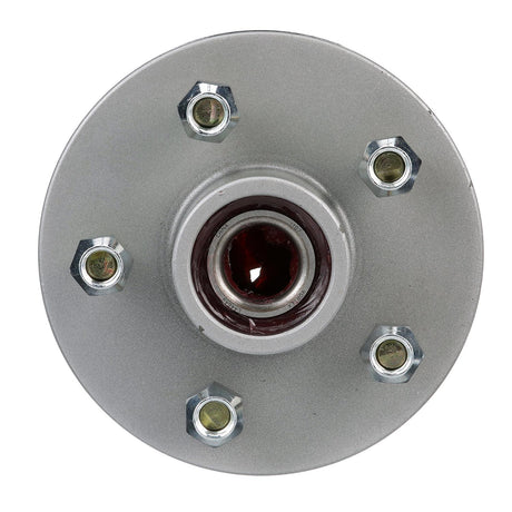Seachoice 53101 Trailer Wheel Hub, 1-3/8 In. X 1-1/16 In. Axle, 5 Lug, Galvanized, Pregreased