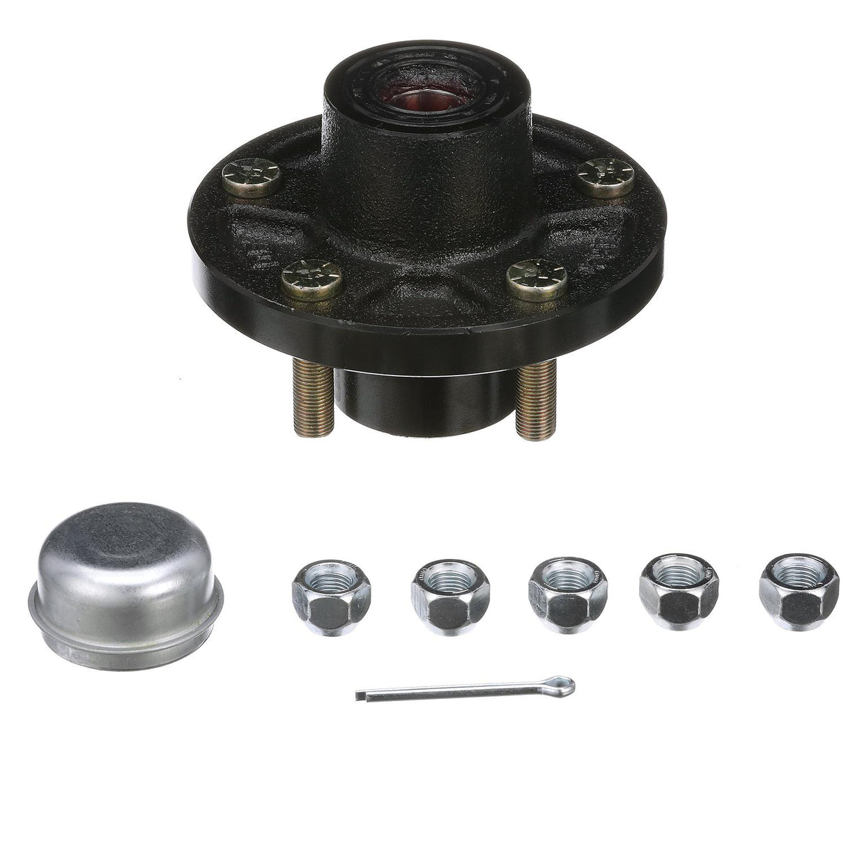 Seachoice 53141 Trailer Wheel Hub, 1 in. Axle, 5 Lug, Pregreased