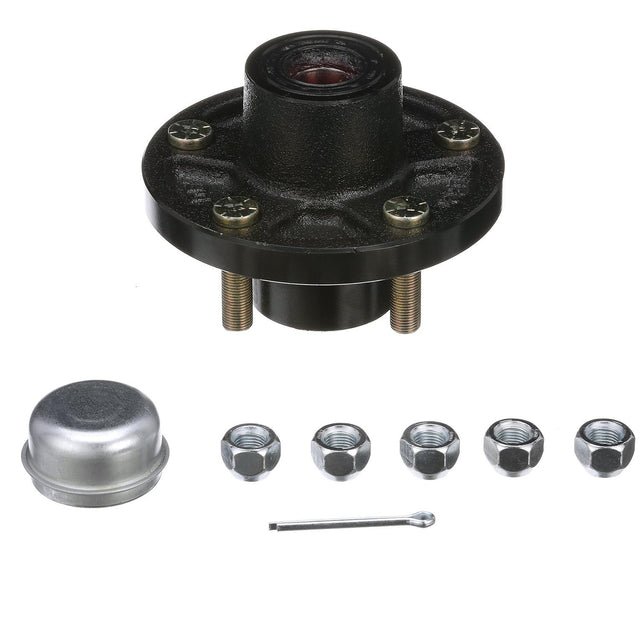 Seachoice 53141 Trailer Wheel Hub, 1 in. Axle, 5 Lug, Pregreased