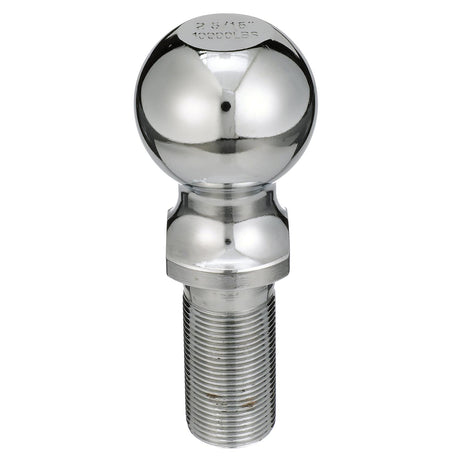 Seachoice SEA Class IV Trailer Hitch Ball, 2-5/16 in. Ball, 1-1/4 in. X 2-3/4 in. Shank, Chrome Finish
