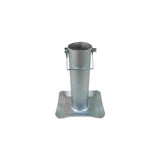 Seachoice Jack Foot for Round Table A-Frame Jacks, Fits 2-1/4 in. ID Tube, 8-1/2 in. Height, Zinc Plated