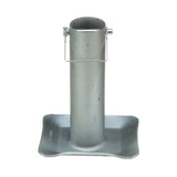 Seachoice Jack Foot for Round Table A-Frame Jacks, Fits 2-1/4 in. ID Tube, 8-1/2 in. Height, Zinc Plated