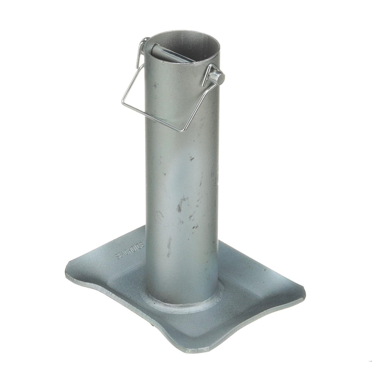 Seachoice Jack Foot for Round Table A-Frame Jacks, Fits 2-1/4 in. ID Tube, 8-1/2 in. Height, Zinc Plated