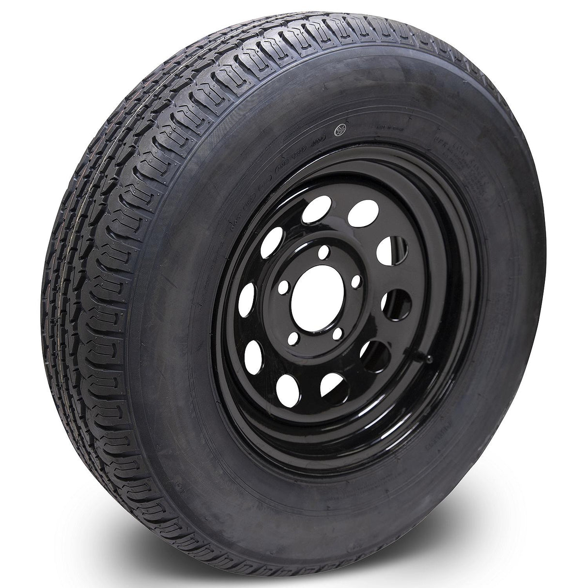 Seachoice 53403 ST175/80R13C/5H KR35 13" Black Modular, 5 Lug Radial Tire & Wheel Assembly