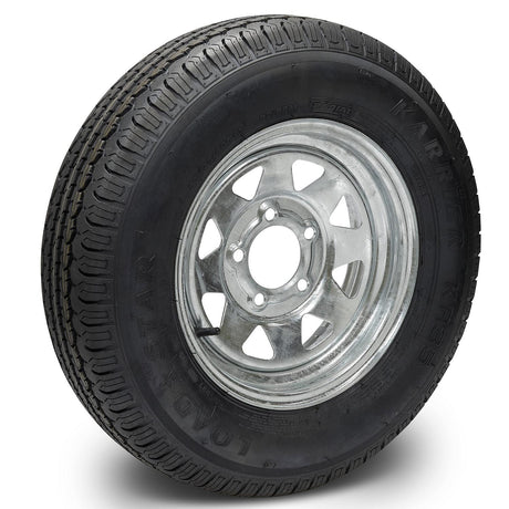 Seachoice 53401 ST175/80R13C/5H KR35 13" Galvanized Spoke, 5-Lug on 4-1/2" Radial Tire & Wheel Assembly