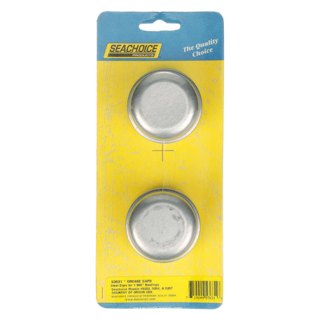 Seachoice Steel Grease Cap, Axle Bearing Cover, 4 & 5 Lug Trailer Hubs, 1.98 in.