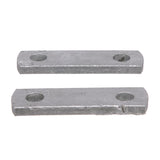 Seachoice Spring Shackles, 2-3/4 In. Center to Center, Accepts 9/16 In. Shackle Bolts, Pack of 2