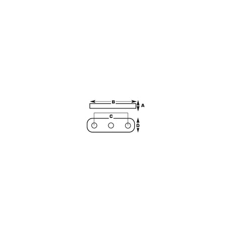 Light-Duty Axle U-Bolt Plate