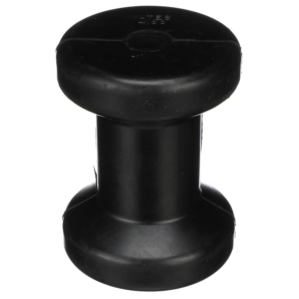 Seachoice Molded Spool Roller w/ Plastic Sleeve, Black Rubber, 4 In. Wide, 1/2 In. ID Hole