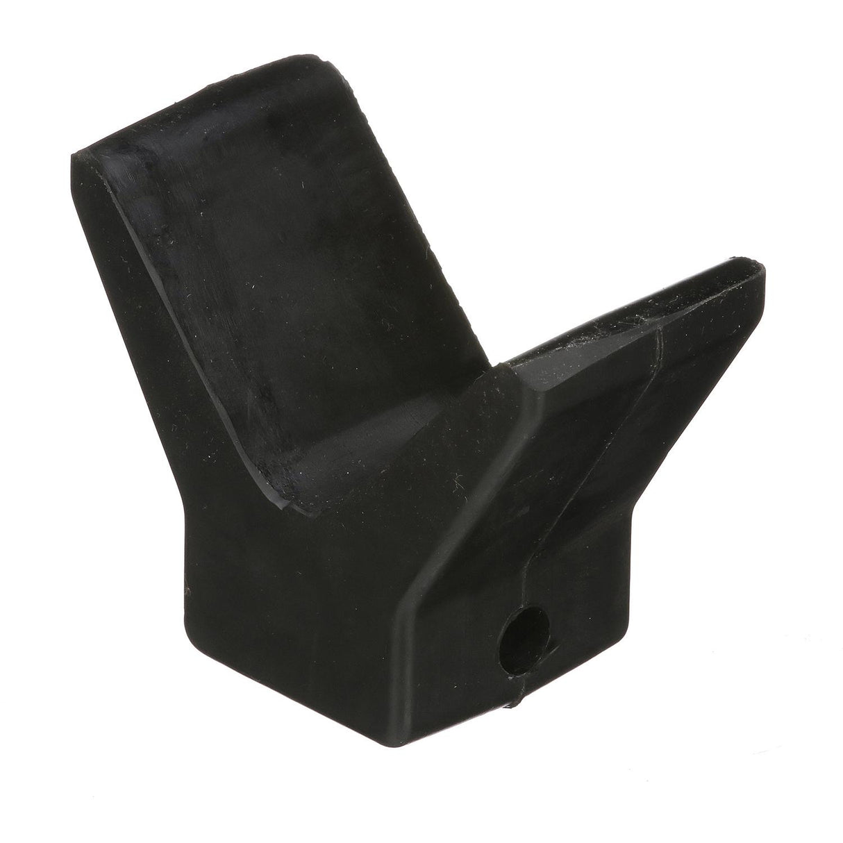 Seachoice Molded Y Bow Stop, Black, Boat Trailer, 2 In. X 2 In. X 3/8 In.