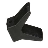 Seachoice Molded Y Bow Stop, Black, Boat Trailer, 2 In. X 2 In. X 3/8 In.