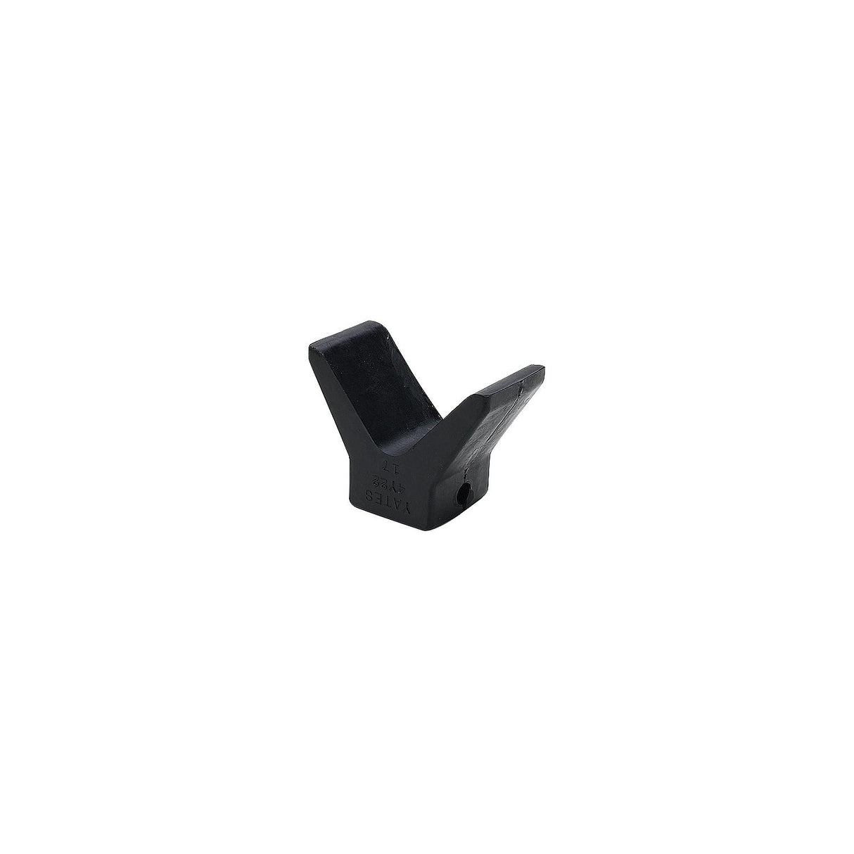Seachoice Molded Y Bow Stop, Black, Boat Trailer, 2 In. X 2 In. X 3/8 In.