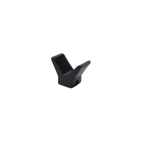 Seachoice Molded Y Bow Stop, Black, Boat Trailer, 2 In. X 2 In. X 3/8 In.