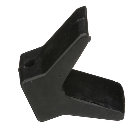 Seachoice Molded Y Bow Stop, Black, Boat Trailer, 3 In. X 3 In. X 1/2 In.