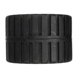 Seachoice Molded Ribbed Wobble Roller, Black, Boat Trailer, 3 In. X 7/8 In.
