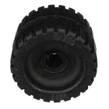Seachoice Molded Ribbed Wobble Roller, Black, Boat Trailer, 3 In. X 7/8 In.