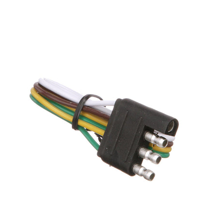 Seachoice 4-Way Flat Connector, Trailer Side, 12 in. Lead, 7.5 Max. Amp Load