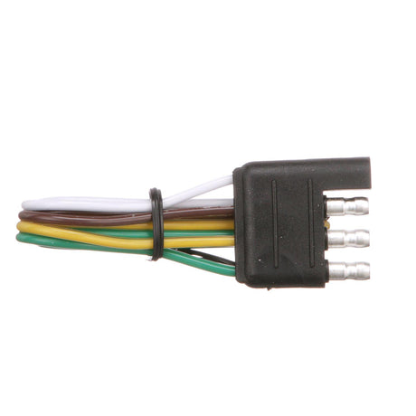 Seachoice 4-Way Flat Connector, Trailer Side, 12 in. Lead, 7.5 Max. Amp Load