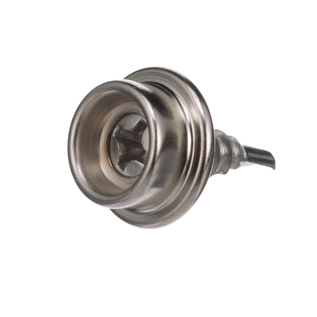 Seachoice Button Stud w/ Self Drilling 8 In. X 1/2 In. Stainless Steel Screw, Pack of 50