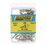 Seachoice Eyelet Stud w/ Tapping Stainless Steel Screw, #8 X 5/8 In., Bag of 35