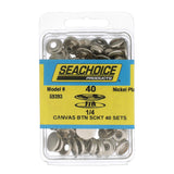 Seachoice Button Socket, Includes 1/4 In. Barrel, 40 Sets
